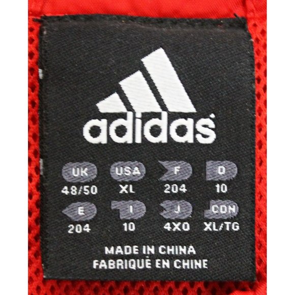 Adidas Men XL 2005 FIFA World Cup Trophy Tour By CocaCola Red Windbreaker Jacket - Picture 11 of 14